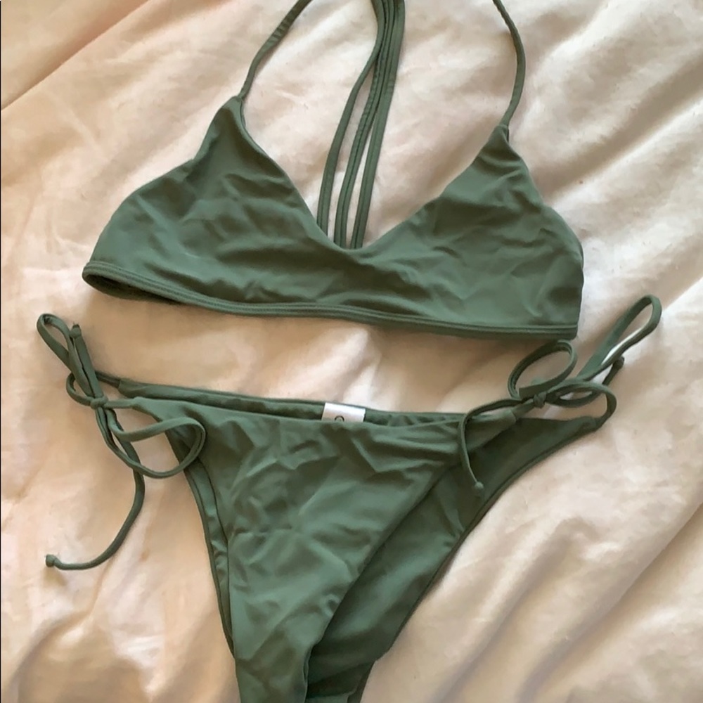 Plumeria swimwear  Bikini set